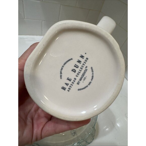 Rae Dunn Double Sided Easter Good Egg Bad Egg White Mug - Picture 9 of 9